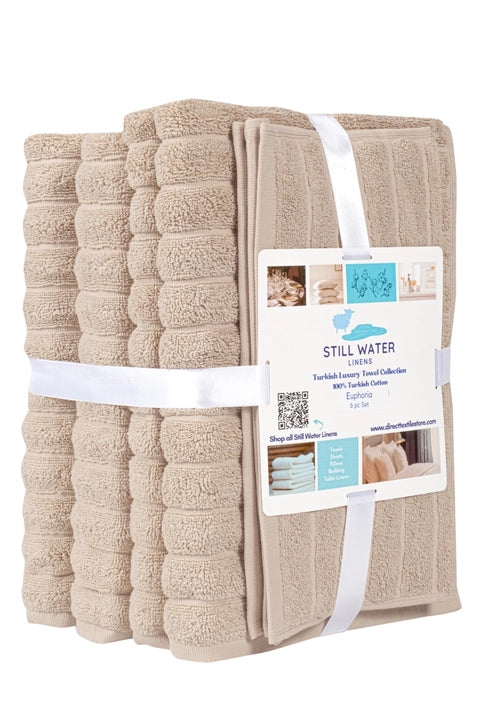 Euphoria Luxury 6-Piece Turkish Cotton Towel Set