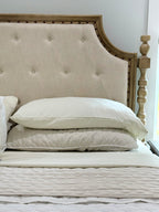Copper Infused Bamboo Sheet Set - Powder White- King Sized