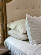 Copper Infused Bamboo Sheet Set - Powder White- King Sized