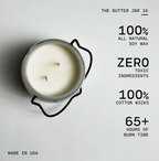 MILKHOUSE CANDLES BROWN BUTTER PUMPKIN CANDLE | 16 OZ BUTTER JAR